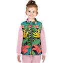 Tropical leaves                  Kid s Puffer Vest View1
