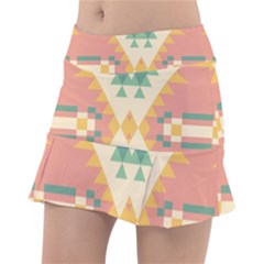 Shapes In Pastel Colors                     Tennis Skirt