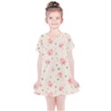 pink flowers pattern spring nature Kids  Simple Cotton Dress View1