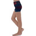 Signal Background Pattern Light Texture Kids  Lightweight Velour Yoga Shorts View2