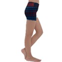 Signal Background Pattern Light Texture Kids  Lightweight Velour Yoga Shorts View3