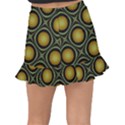 Abstract Background Design Fishtail Mini Chiffon Skirt View2