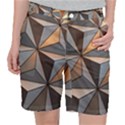 3d Abstract  Pattern Pocket Shorts View1