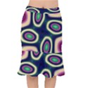 Abstract Artwork Fractal Background Art Pattern Short Mermaid Skirt View1