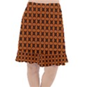 Background Texture Design Geometric Fishtail Chiffon Skirt View1