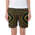Fractal Artwork Idea Allegory Abstract Women s Basketball Shorts View1