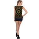 Fractal Artwork Idea Allegory Abstract Bubble Hem Chiffon Tank Top View2