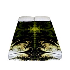 Abstract Fractal Pattern Artwork Fitted Sheet (full/ Double Size)