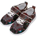 Abstract Flower Artwork Art Kids  Velcro Strap Shoes View2