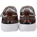 Abstract Flower Artwork Art Kids  Velcro Strap Shoes View4