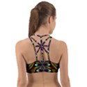 Abstract Art Fractal Pattern Back Web Sports Bra View2