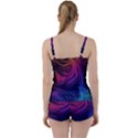 Abstract Pattern Art Tie Front Two Piece Tankini View2