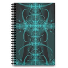 Abstract Art Design Digital 5 5  X 8 5  Notebook
