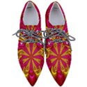 Abstract Art Fractal Modern Art Pointed Oxford Shoes View1
