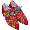 Abstract Art Fractal Modern Art Pointed Oxford Shoes View3