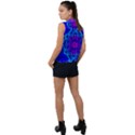 Digital Art Artwork Fractal Color Abstact Sleeveless Chiffon Button Shirt View2