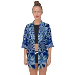 Abstract Art Artwork Fractal Design Open Front Chiffon Kimono
