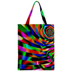 Abstract Art Artwork Digital Art Color Zipper Classic Tote Bag