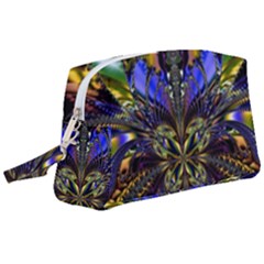 Abstract Art Artwork Fractal Design Wristlet Pouch Bag (large)