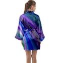 Background Abstract Curves Long Sleeve Kimono Robe View2