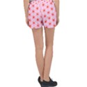 Texture Star Backgrounds Pink Women s Velour Lounge Shorts View2