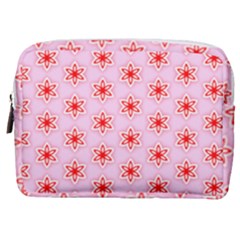 Texture Star Backgrounds Pink Make Up Pouch (medium) by HermanTelo