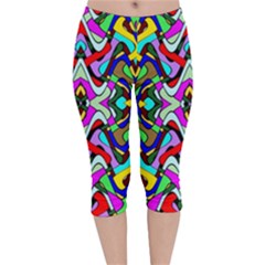 Ml 188 Velvet Capri Leggings 