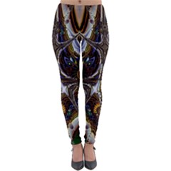 Abstract Art Artwork Fractal Design Lightweight Velour Leggings