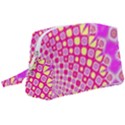 Digital Arts Fractals Futuristic Pink Wristlet Pouch Bag (Large) View1