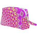 Digital Arts Fractals Futuristic Pink Wristlet Pouch Bag (Large) View2