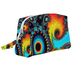 Artwork Fractal Digital Art Wristlet Pouch Bag (large)