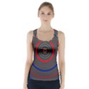 Art Design Fractal Circle Racer Back Sports Top View1