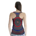 Art Design Fractal Circle Racer Back Sports Top View2