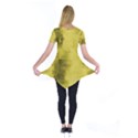 Watercolor Wash - Yellow Short Sleeve Tunic  View2