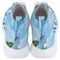 Digital Design Landscape Mountains Men s Lightweight High Top Sneakers View4