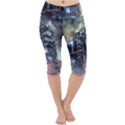 Steam Locomotive Br 99 Historically Lightweight Velour Cropped Yoga Leggings View1