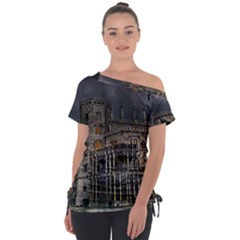 Castle Mansion Architecture House Tie-up Tee