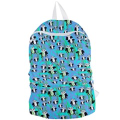 Cute Panda Bears Pattern Foldable Lightweight Backpack