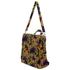 Cowboys Pattern Crossbody Backpack