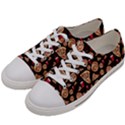 Pizza Pattern Women s Low Top Canvas Sneakers View2