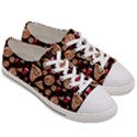 Pizza Pattern Women s Low Top Canvas Sneakers View3