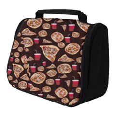 Pizza Pattern Full Print Travel Pouch (small) by bloomingvinedesign