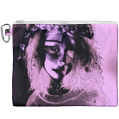 Sad Doll Pink Glow Canvas Cosmetic Bag (xxxl) by snowwhitegirl
