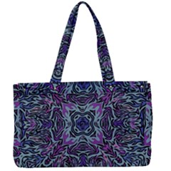 Pattern Fire Purple Repeating Canvas Work Bag