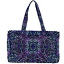 Pattern Fire Purple Repeating Canvas Work Bag View2
