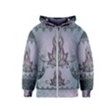 Abstract Decorative Floral Design, Mandala Kids  Zipper Hoodie View1