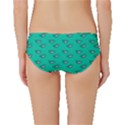 Zodiac Bat Pink Teal Classic Bikini Bottoms View2
