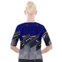 Science Fiction Sci Fi Sci Fi Logo Cropped Button Cardigan View2