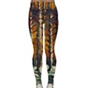 Forest Woods Trees Night Shadows Classic Yoga Leggings View2