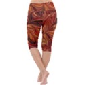 Marbled Paper Mottle Color Movement Lightweight Velour Cropped Yoga Leggings View4